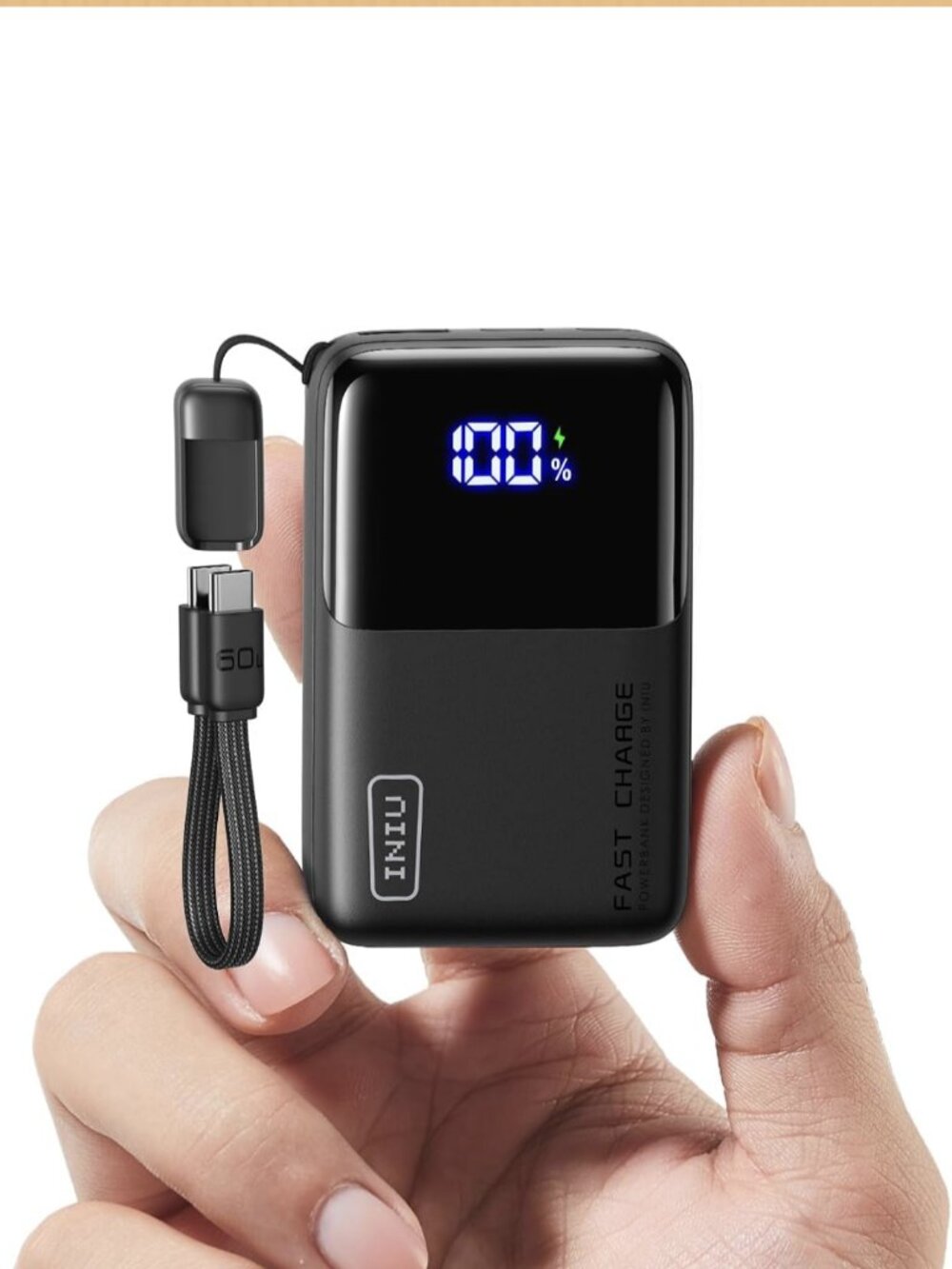 (New) INIU Mini Portable Charger 10000mAh, 45W Fast Charging (Flight Safe)